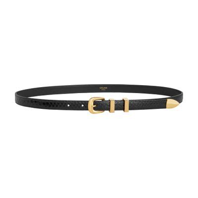 Women's Teen Triomphe belt in smooth calfskin 